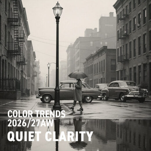 【2026/27AWカラートレンド】QUIET CLARITY - 静かな明晰さ